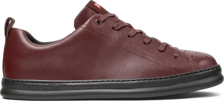 Runner leather lace-up sneakers
