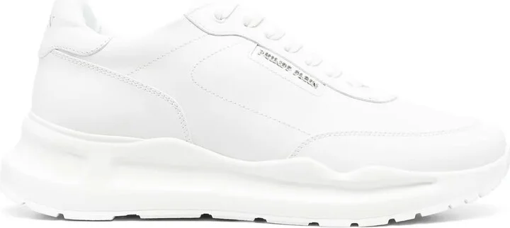 Runner leather low-top sneakers
