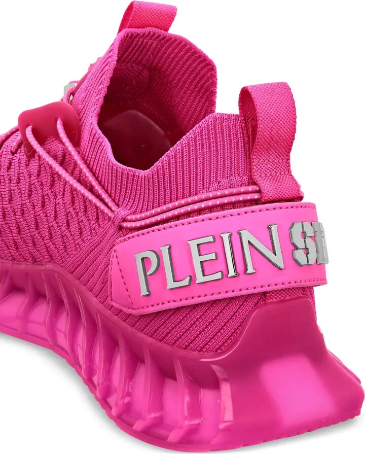 Runner logo-plaque sneakers - Image 4