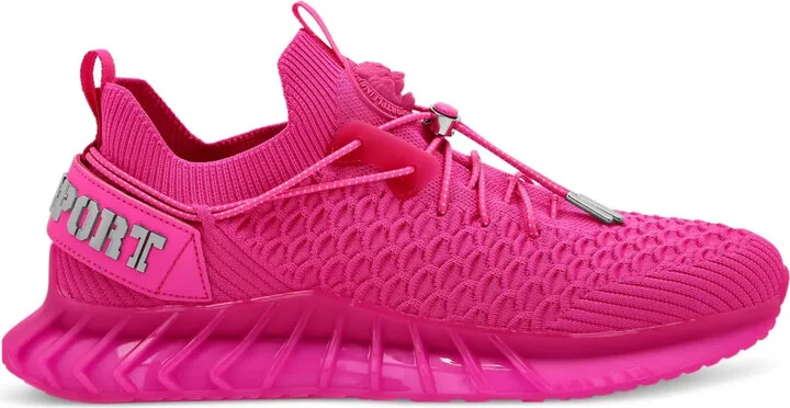 Runner logo-plaque sneakers