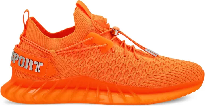Runner logo-plaque sneakers