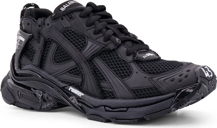 Runner Mesh And Leather Sneakers - Image 2