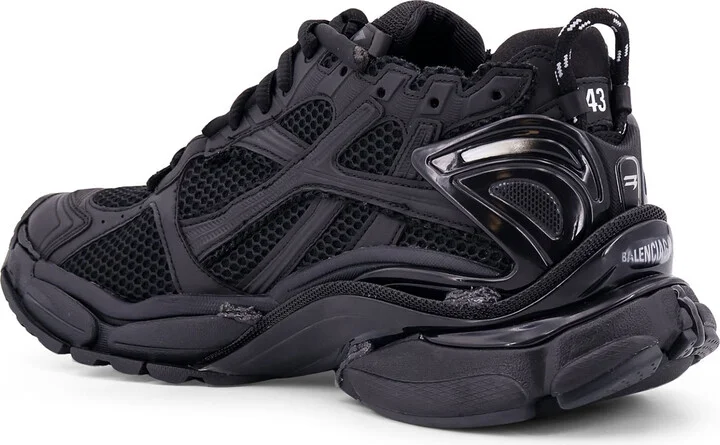 Runner Mesh And Leather Sneakers - Image 3