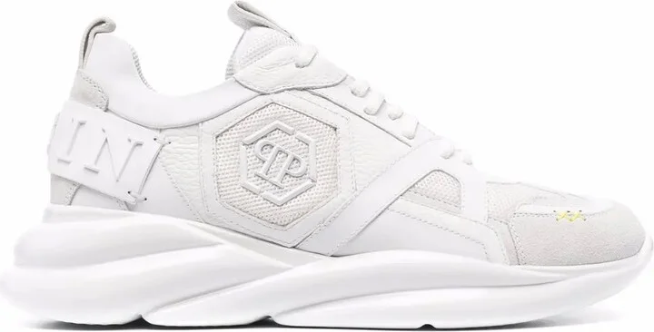 Runner mixed-material sneakers