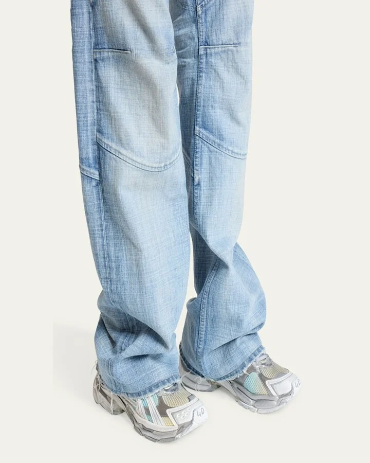 Runner Multicolor Worn-Out Chunky Sneakers - Image 9