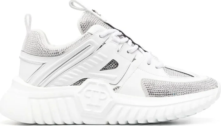 Runner rhinestone-embellished sneakers