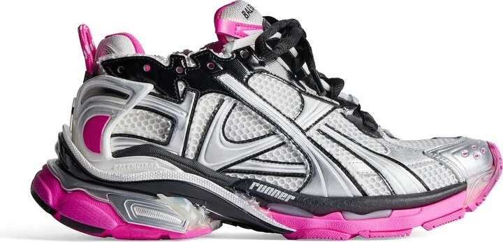 Silver/black/neon-Pink