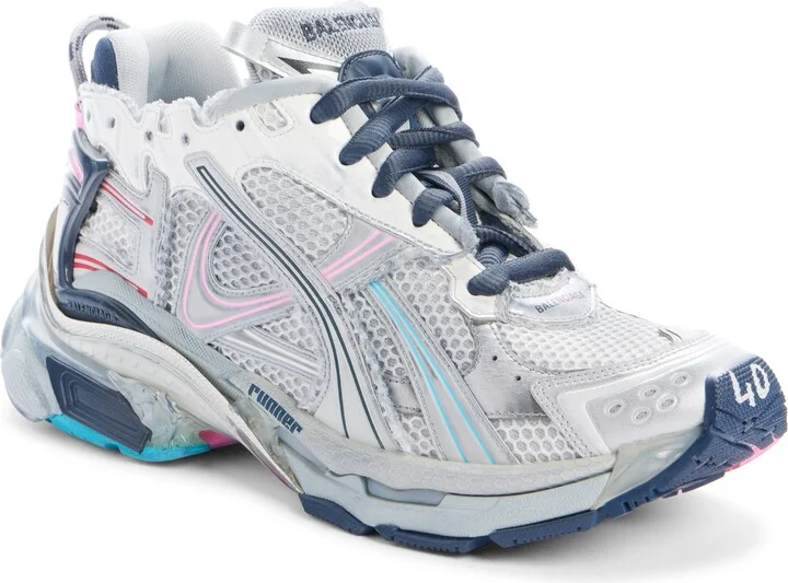 Eggshell/ Grey/ Pink/ Blue