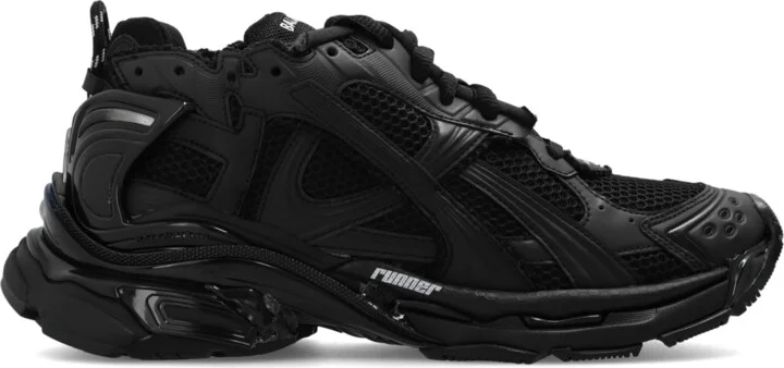 ‘Runner’ Sneakers, , - Black