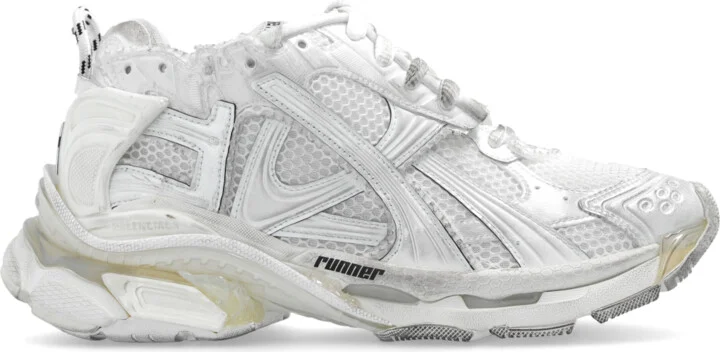 ‘Runner’ Sneakers, , - White