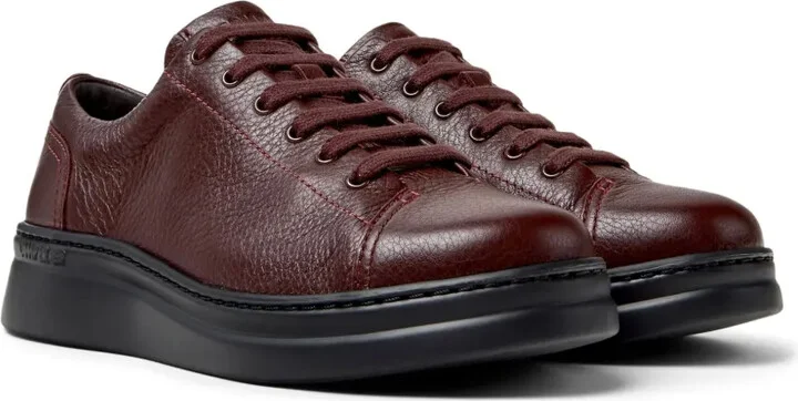 Runner Up leather lace-up sneakers - Image 2