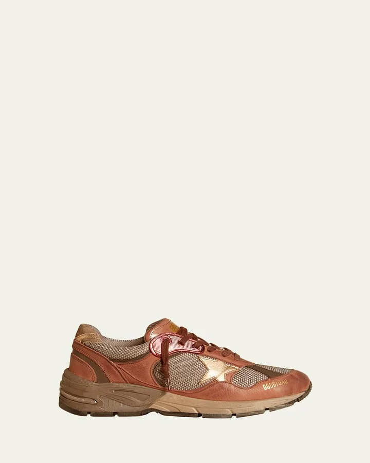 Running Dad Mesh and Leather Sneakers