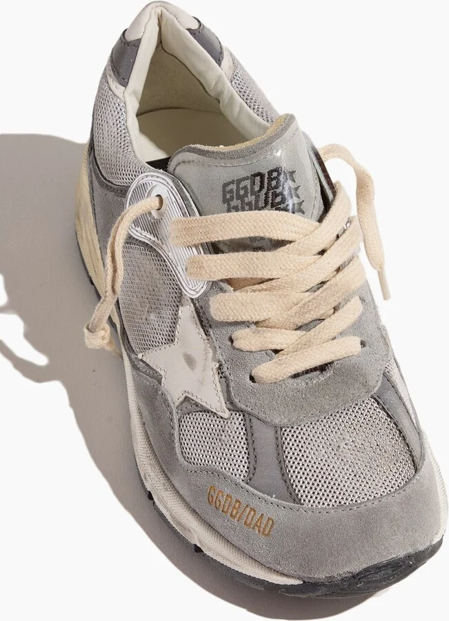 Running Dad Sneaker in Grey/Silver/White - Image 4