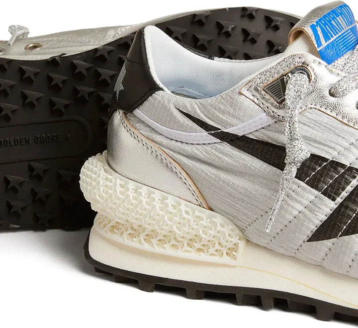 Running Marathon laminated-leather sneakers - Image 2