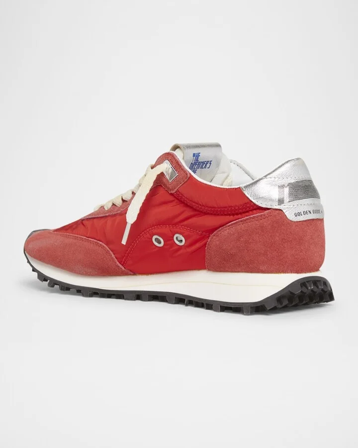 Running Marathon Suede Nylon Sneakers - Image 4