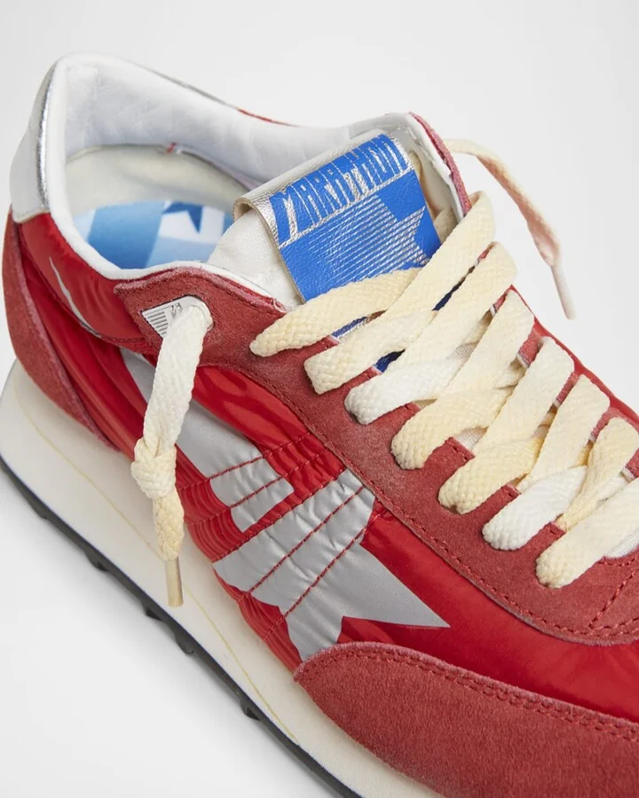 Running Marathon Suede Nylon Sneakers - Image 5
