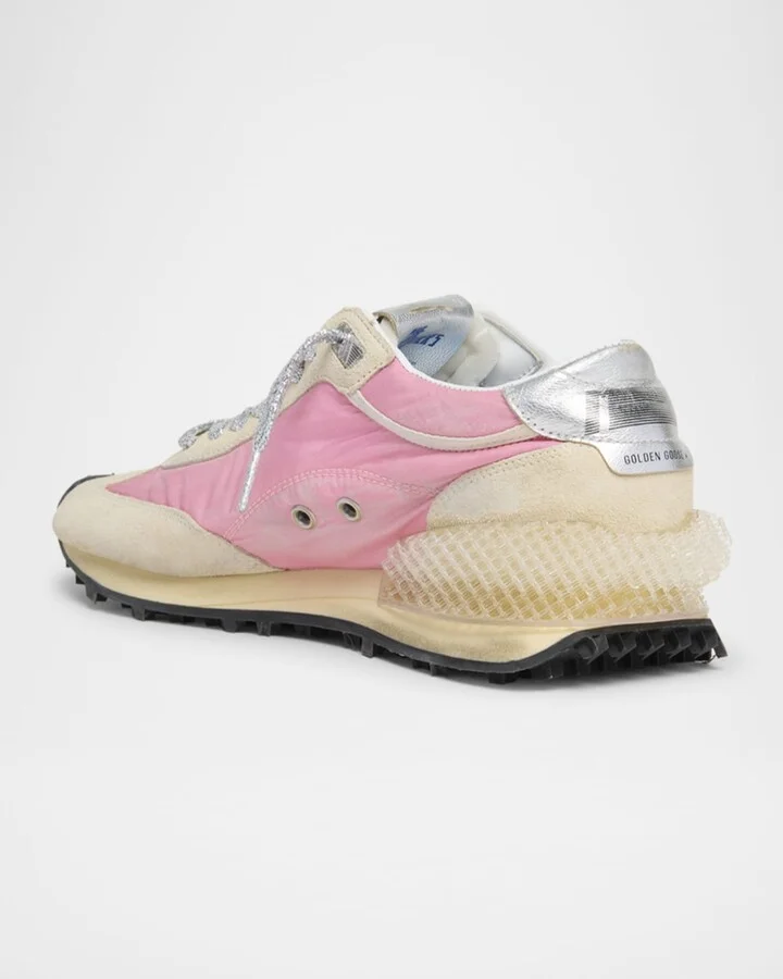 Running Marathon Suede Nylon Sneakers - Image 3
