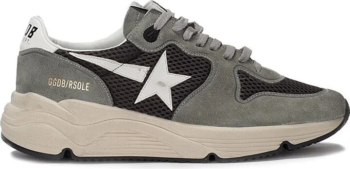 Running Net Upper Suede Toe And Spur Leather Star
