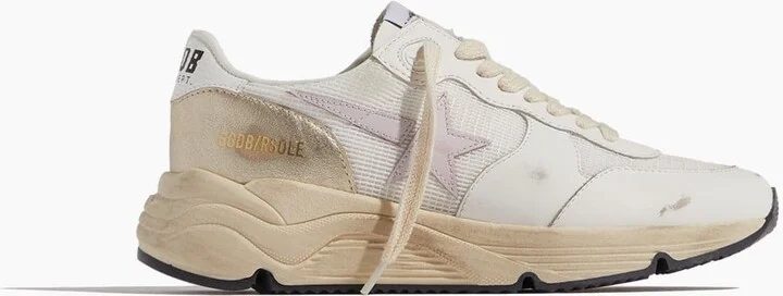 Running Sneaker in White/Orchid Hush/Platinum