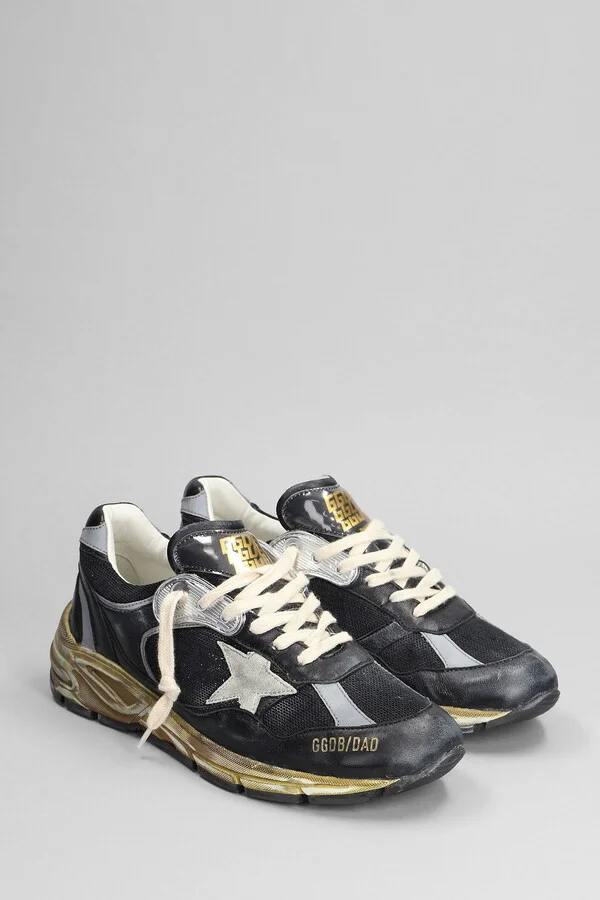 Running Sneakers In Black Synthetic Fibers - Image 2