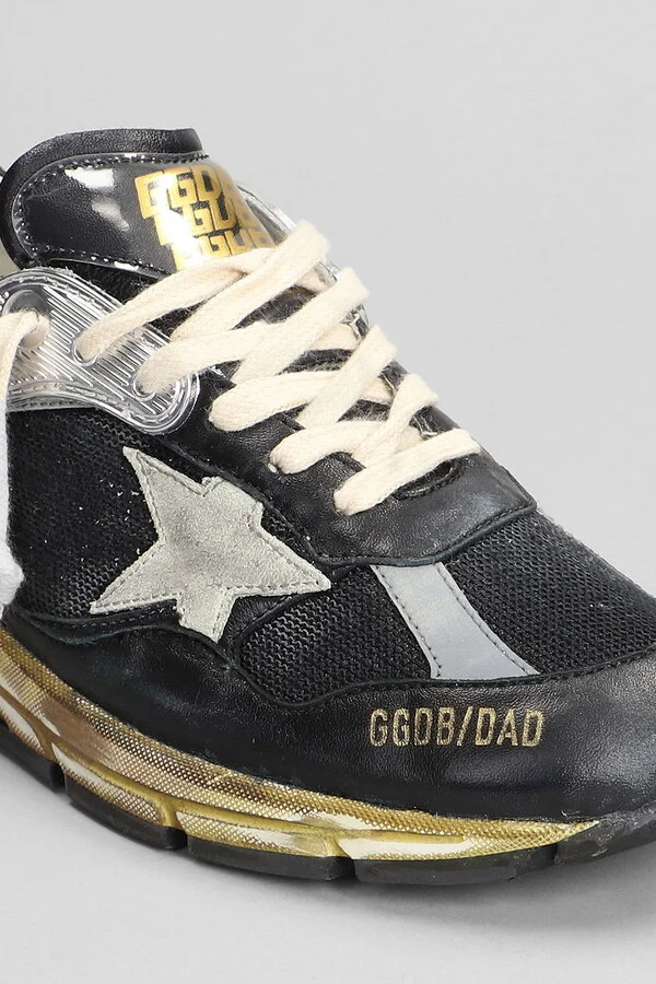 Running Sneakers In Black Synthetic Fibers - Image 5