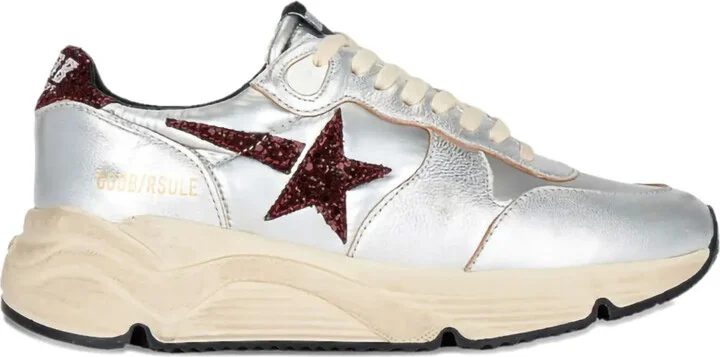 Running Sole "Silver/Bordeaux" sneakers
