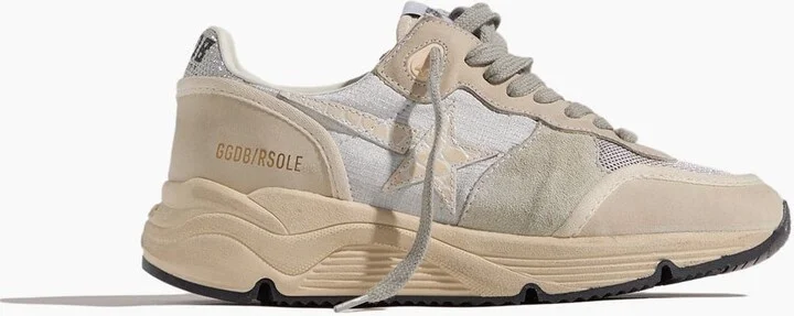 Running Sole Sneaker in Silver/Ice/Buttercream