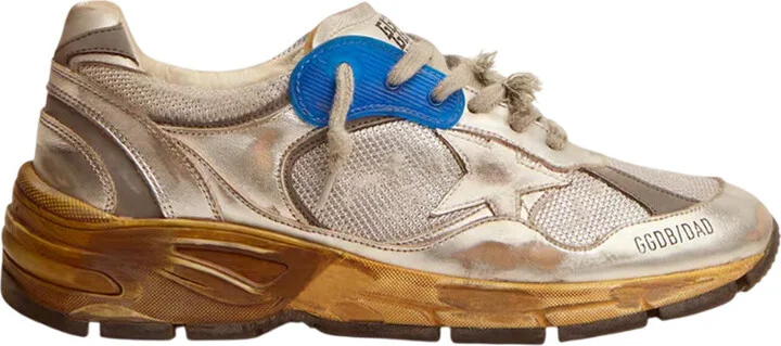 Running Sole Sneakers With A Worn Effect
