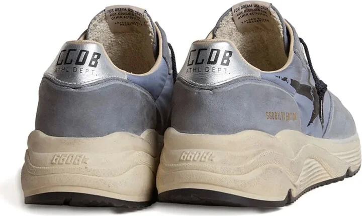 Running sole star-embellished leather sneakers - Image 4