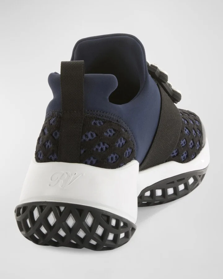 Running Strass Buckle Stretch Sneakers - Image 6