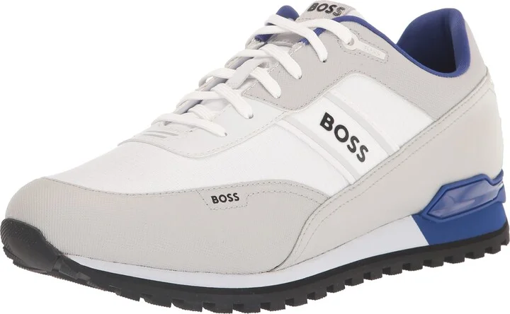 Running Style Low Profile Mesh Sneakers with Constrast Bold Sole