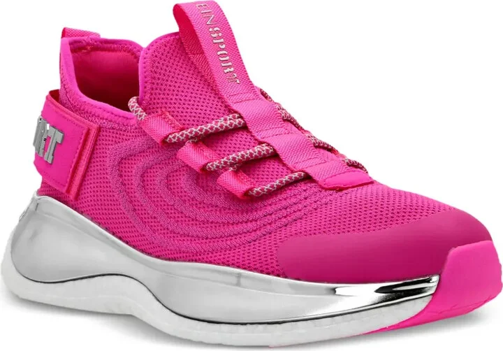 Runnr logo-plaque knitted sneakers - Image 2
