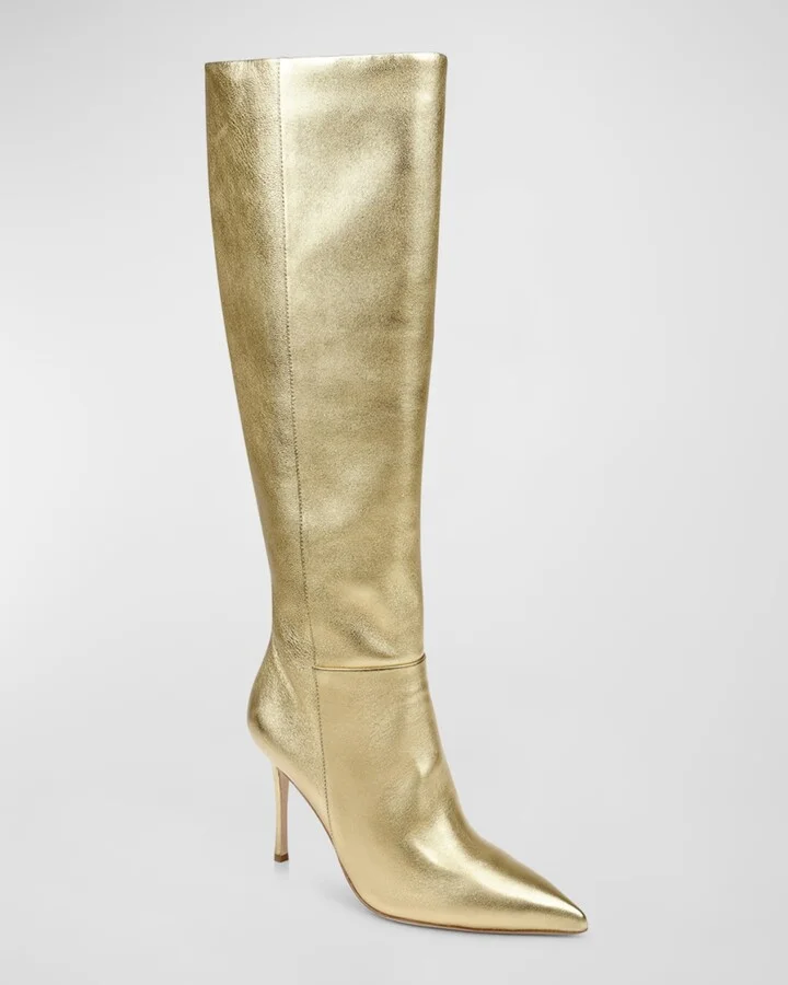 Runway Stiletto Knee Boots - Image 5