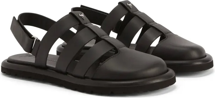 Rusery leather cage sandals - Image 2