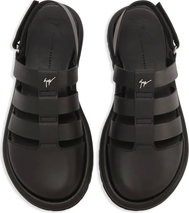 Rusery leather cage sandals - Image 4