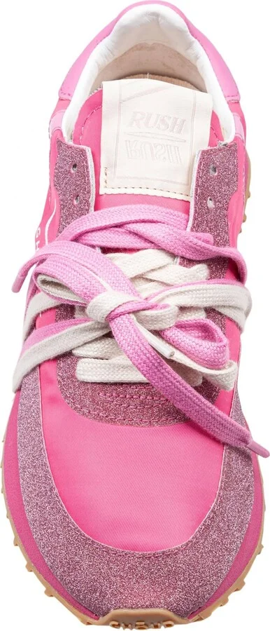 Rush Starlight Nylon And Glitter Sneakers Fuchsia - Image 2