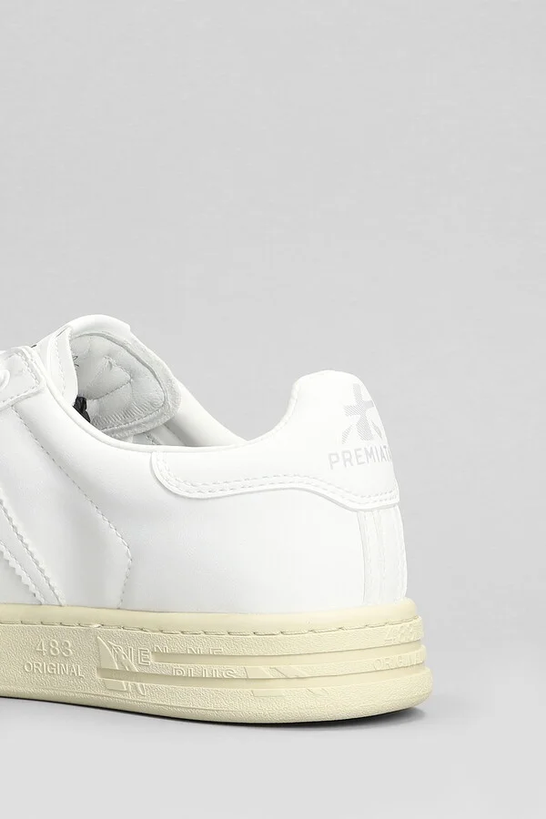 Russell Sneakers In White Leather - Image 5
