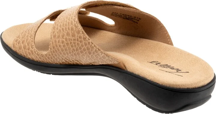 Ruthie Croc Embossed Slide Sandal - Multiple Widths Available - Image 11