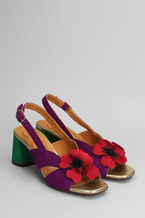 Rutina 46 Pumps In Viola Suede - Image 2