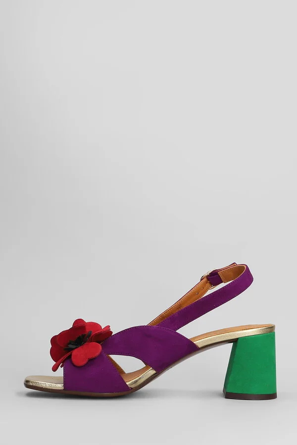 Rutina 46 Pumps In Viola Suede - Image 3