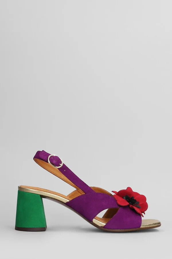Rutina 46 Pumps In Viola Suede