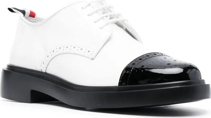 RWB contrasting toecap brogues - Image 2