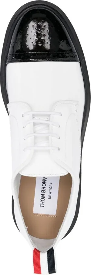 RWB contrasting toecap brogues - Image 4
