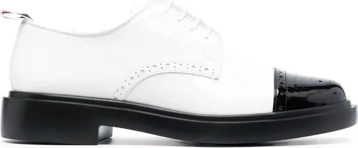 RWB contrasting toecap brogues