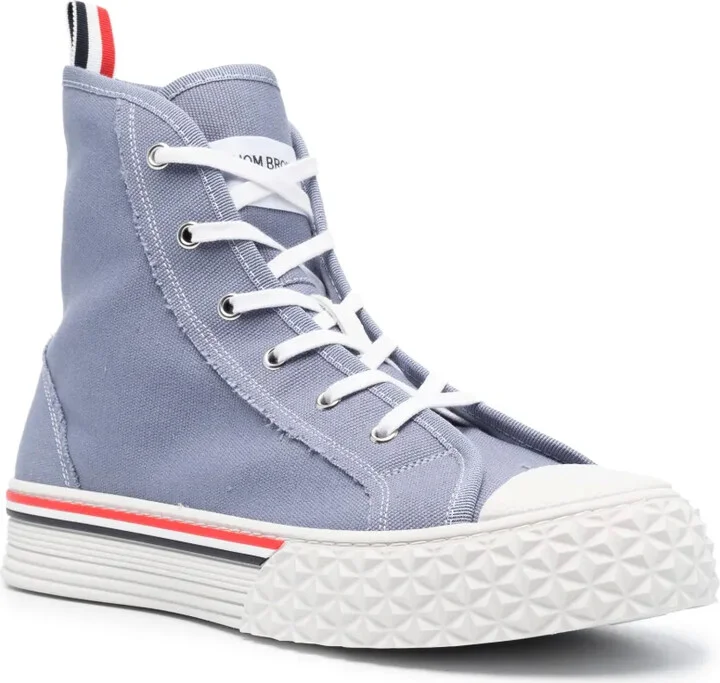 RWB-stripe high-top sneakers - Image 2