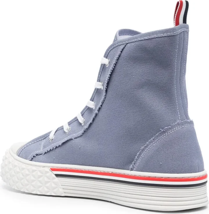 RWB-stripe high-top sneakers - Image 3