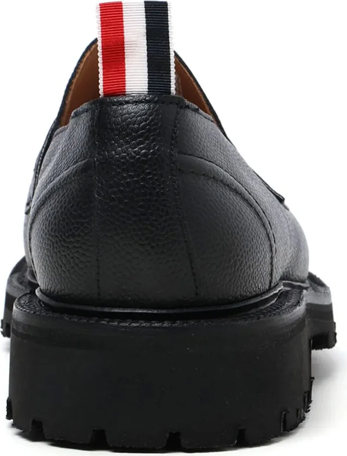 RWB-stripe leather loafers - Image 5