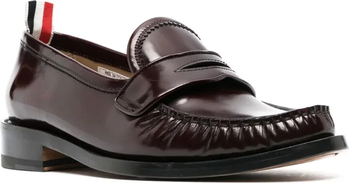 RWB-tab leather penny loafers - Image 2
