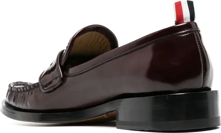 RWB-tab leather penny loafers - Image 3