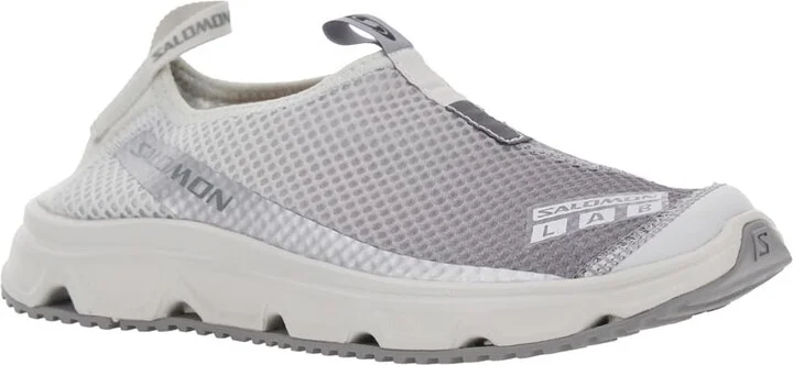 'rx Moc 3.0' Grey Sneakers With Mesh Design And Printed Logo On The Front And Side In Fabric Unisex - Image 2